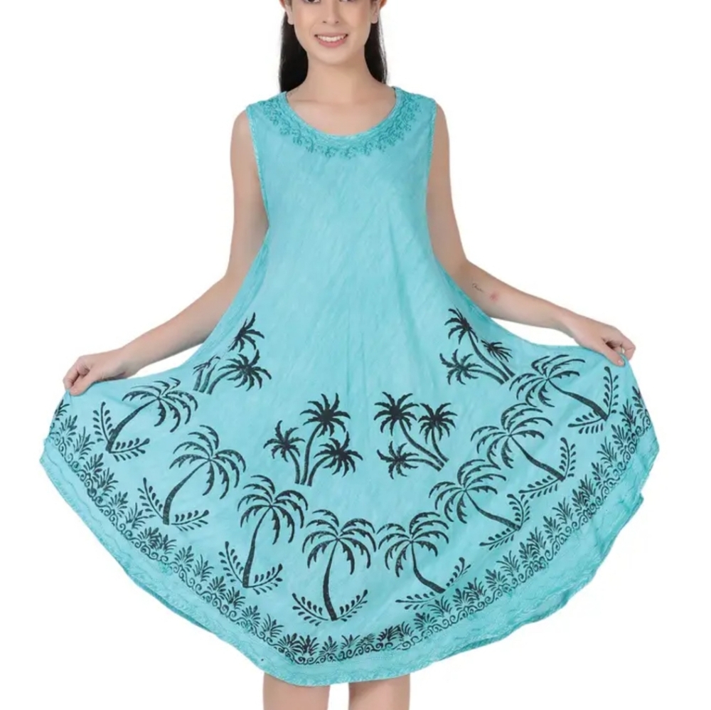 Flowy Full High Low Tank Dress